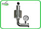 Válvula de escape de pressão automática ajustável/válvula de pressão sanitária da exaustão da união